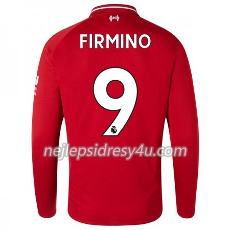 Fotbalový Dres Liverpool Firmino 9 Domácí 2018/19 Dlouhý Rukáv
